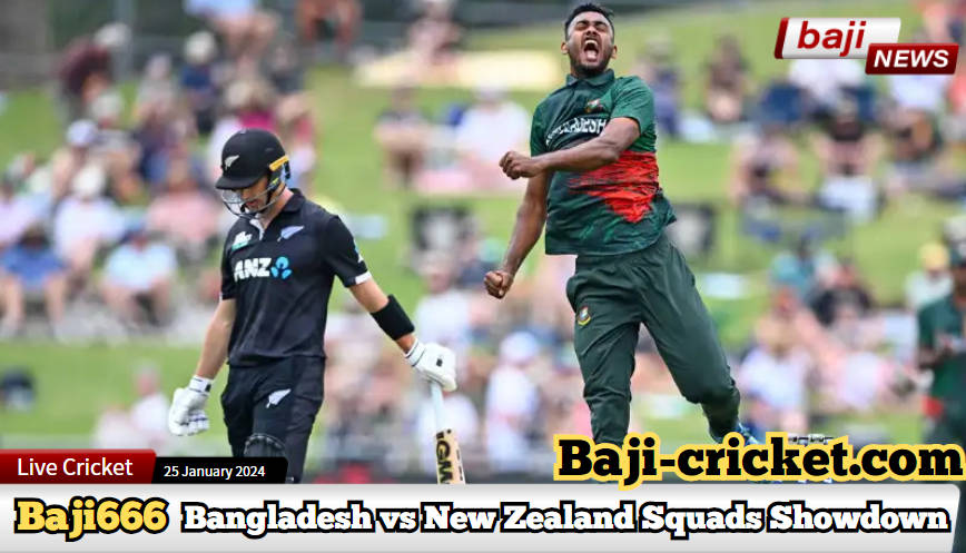 Crucial T20 Encounter: Bangladesh vs New Zealand Squads Showdown